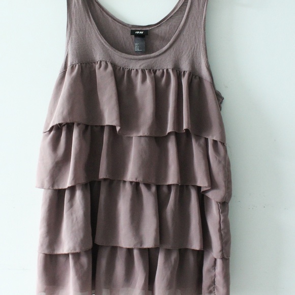 H&M Purple Chiffon Top - Picture 1 of 4